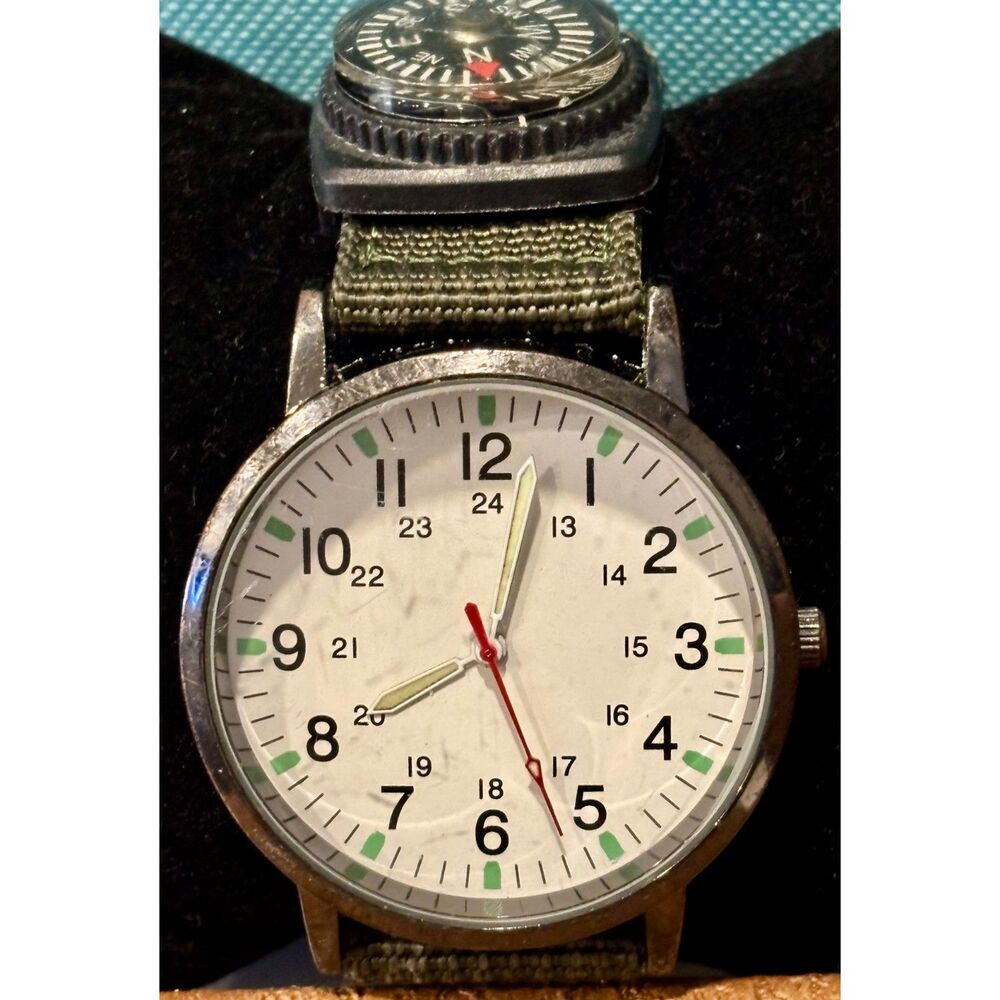 Accutime Men's Field Watch (Model 4183WMM) – Brand New Battery!